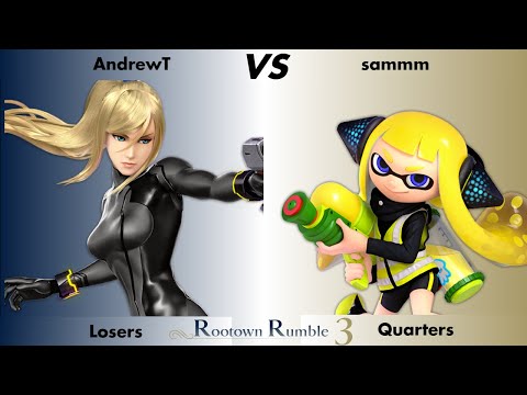 AndrewT (Zero Suit Samus) VS sammm (Inkling) | Rootown Rumble 3 | Losers Quarters