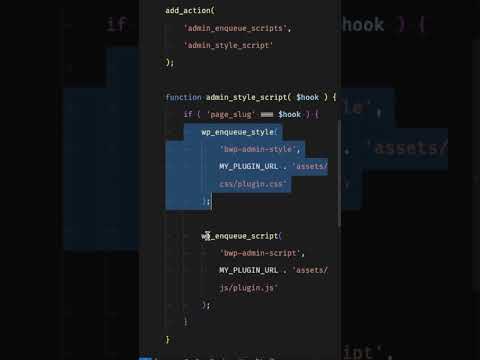 DON'T make this mistake while adding CSS and JS to admin page | #shorts #wordpress #buntywp