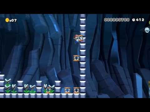 Super Mario Maker Courses - tip toe through the tulips by Diana (495A-0000-01B9-E307)