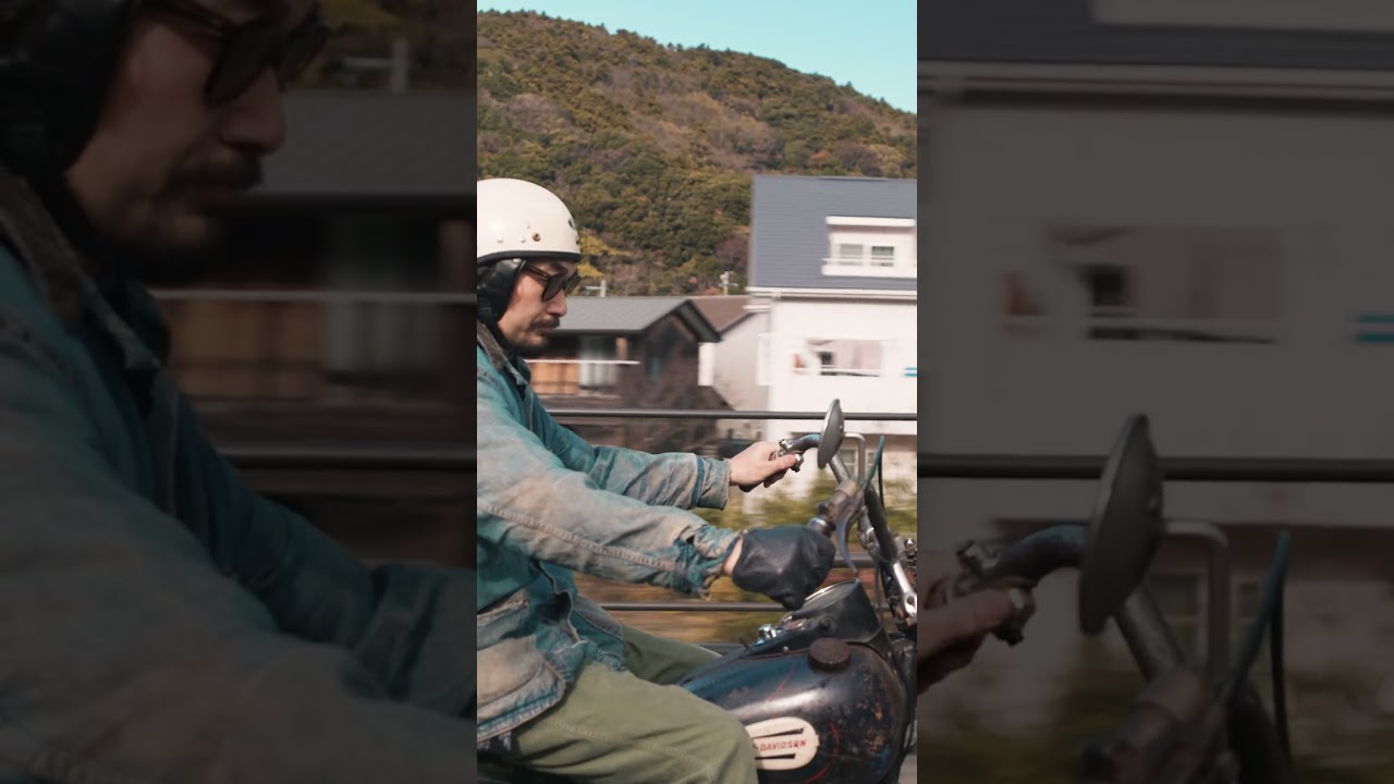 '39 E Knucklehead で駆け抜ける