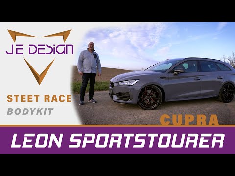 Cupra Leon KL Sportstourer mit JE DESIGN S.R. Bodykit, Spoiler, Tieferlegung, 20" Cádiz Felgen