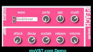 Video thumbnail for PEACH - Free VST - myVST Demo by myVST