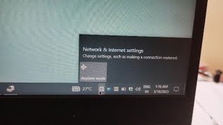 Only airplane mode is showing in windows 10 no wifi Icon Showing