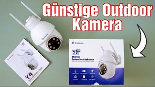Überwachungskamera mit Aufzeichnung (2K) Outdoor Cam Test (Wansview)