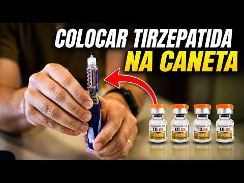 Como trasferir do vial para a caneta