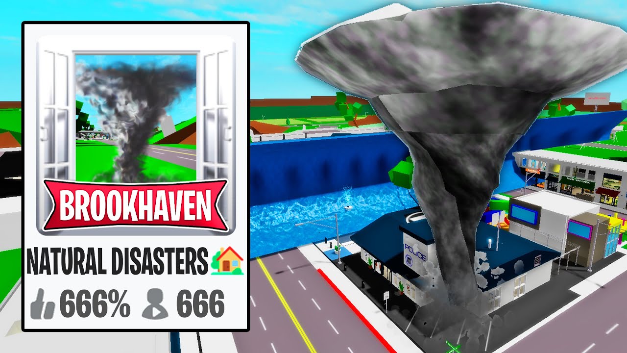 I Created Natural Disasters Brookhaven!