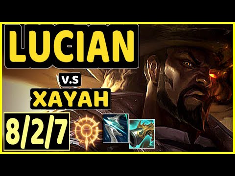 SNEAKY (LUCIAN) vs XAYAH - 8/2/7 KDA BOTTOM ADC GAMEPLAY - NA Ranked GRANDMASTER