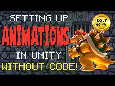 Adding Animation To Your Game Without Code Bolt Unity Tutorial