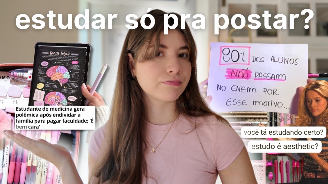 A Rotina Tóxica de Estudo das Influencers (e o Sonho de Medicina que Talvez Nem Era Seu)