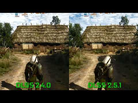 The Witcher 3 Next-Gen Update | 4K DLSS 2.4.0 vs DLSS 2.5.1 Image Quality Comparison | RTX 4080