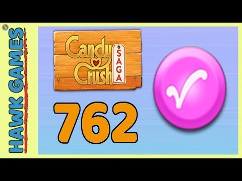 Candy Crush Saga Level 762 (Candy Order level) - 3 Stars Walkthrough, No Boosters