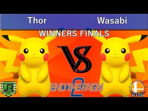 End The Paign 2  WINNERS FINALS - Thor (Pikachu, Cloud) vs Wasabi (Pikachu, Donkey Kong)