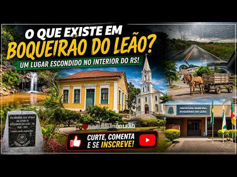 O Que Existe em Boqueirão do Leão?  Um Lugar Escondido no Interior do RS!