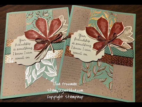 Create a Gorgeous Fall Card Using the Love of Leaves  Bundle