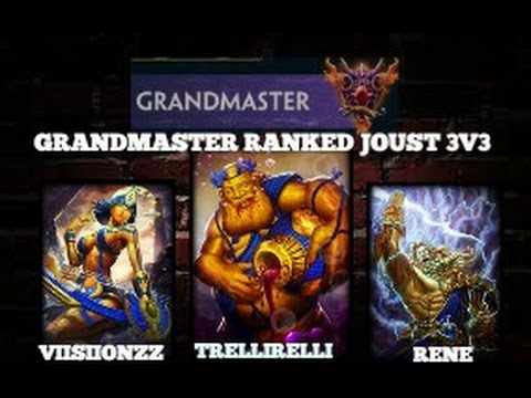 Smite: Grandmaster Ranked Joust 3v3: Bacchus Gameplay