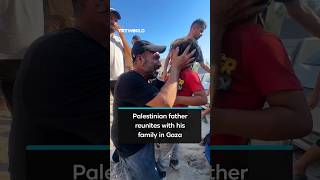 Download lagu Palestinian father reunites with his family in Gaza mp3