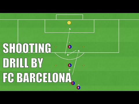 Shooting Drill by FC Barcelona | Football/Soccer