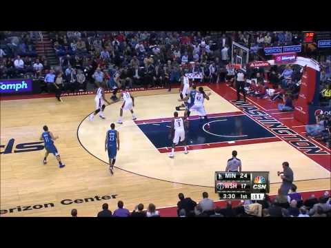 Kevin Love vs Washington Wizards 2013.11.19