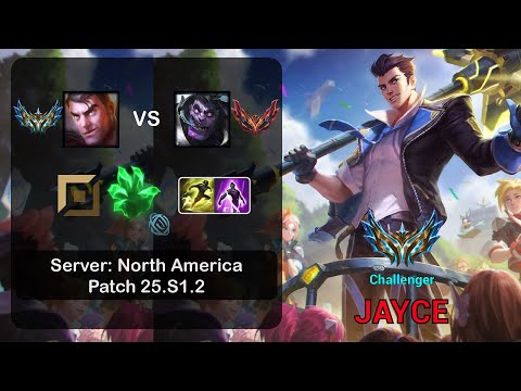 Jayce Top vs Dr. Mundo - NA Challenger - Patch 25.S1.2