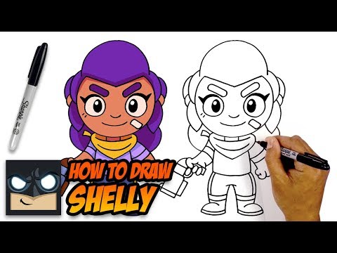 How to Draw Brawl Stars | Shelly (Step-by-Step Tutorial)