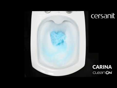 Миниатюра изображения товара Унитаз напольный Cersanit Carina New Clean On 011 (S-KO-CAR011-3/5-COn-S-DL-w)