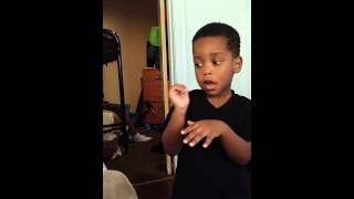 Lil Boy talks his way out of a butt whooping