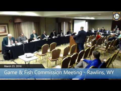 WGF Commission Meeting 3/23/16 Morning  Edition