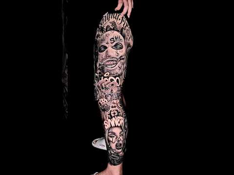 Full leg Chicano Style