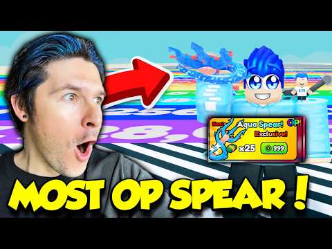 I Reached 1,000,000,000,000 POWER IN SPEAR TRAINING SIMULATOR!