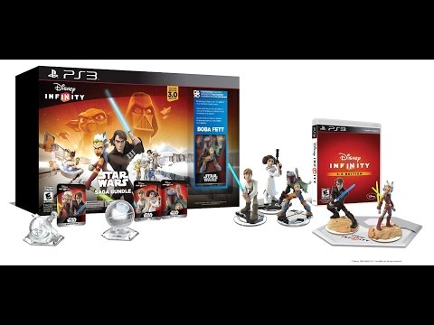 Unboxing of Disney Infinity 3.0  | Star Wars Saga Bundle w/Boba Fett