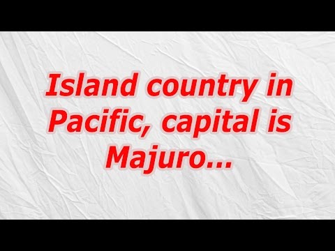 Pacific Microstate Crossword Clue