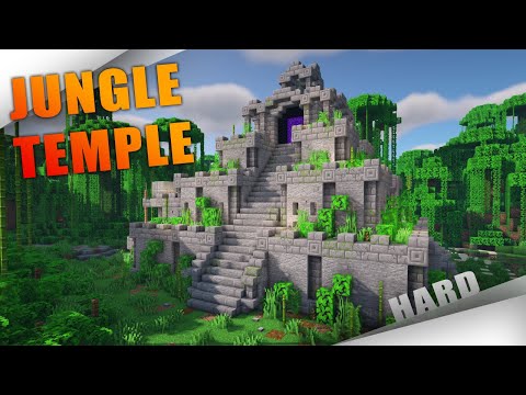 daxar123_builds - Minecraft: How to build a Survival Jungle Temple for 2 Players Tutorial