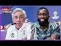 LIVE | Toni Rüdiger and Carlo Ancelotti press conference!