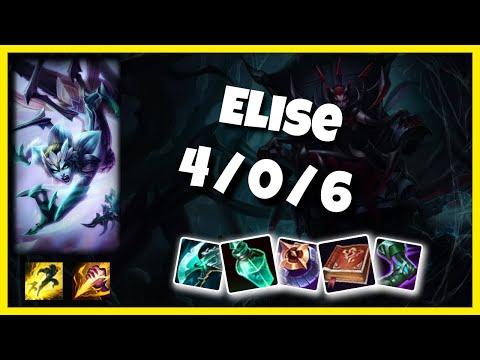 Elise vs Udyr KOREAN Challenger JUNGLE (4/0/6) - v11.2