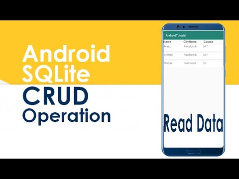 Android Crud Operation-Read Data from SQLite In RecyclerView