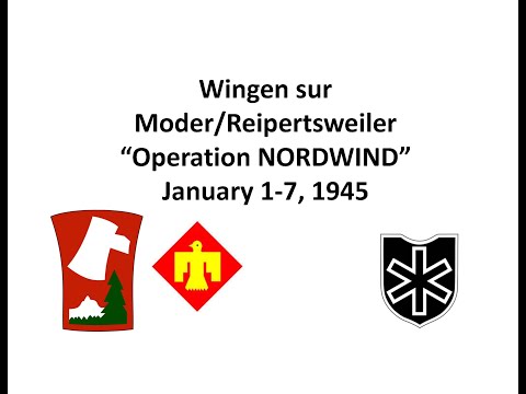 Operation Nordwind: Wingen sur Moder/Reipertsweiler, Jan 1-7, 1945