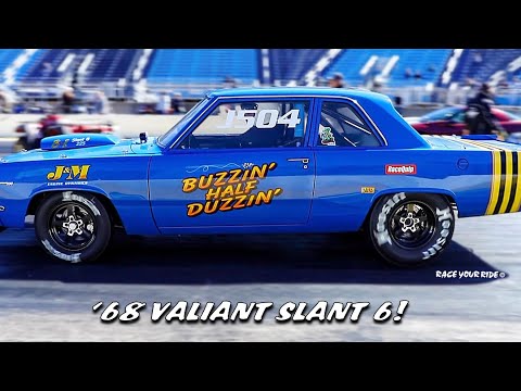 NOT YOUR GRANDMA'S SLANT 6! '68 PLYMOUTH VALIANT 100! BUZZIN' HALF DUZZIN! RT66!