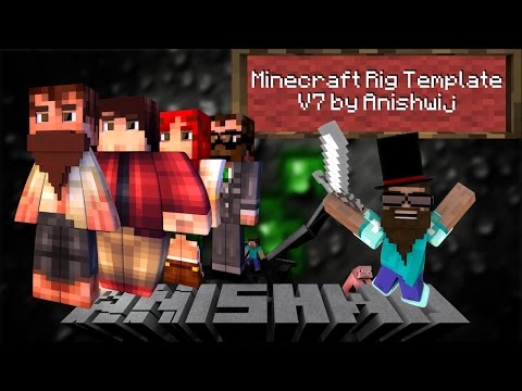 Cinema 4D - Minecraft Rig Template Version 7 (OLD!) Video