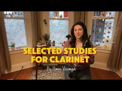 Selected Studies for Clarinet G major page 10 by Bach