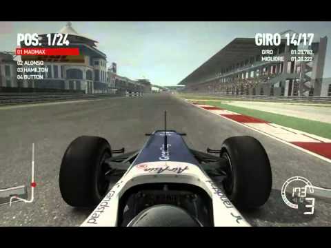F1 2010 GP Turchia sorpasso Williams Ferrari onboard.