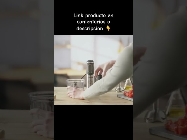 Vídeo relacionado con Moulinex Quickchef, Batidora de mano, Potencia de 1000 W, Cuchillas Powelix, 20 velocidades variables y modo turbo, Incluye picadora 500 ml, vaso medidor 800 ml y varillas, Gris, DD655DES
