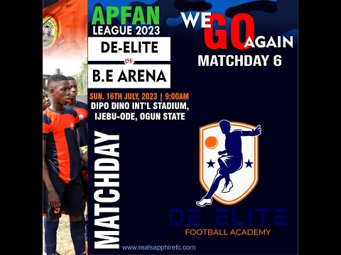 DE ELITE FA vs B.E. ARENA  - APFAN SUPER LEAGUE 2023