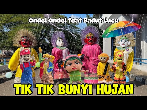ONDEL ONDEL JOGET DAN BADUT LUCU: TIK TIK BUNYI HUJAN ☔️ BIRTHDAY CLOWN  - ONDEL ONDEL BETAWI