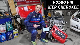 JEEP CHEROKEE CODE P0300 ENGINE LIGHT ON 2014 2015 2016 2017 2018 2019 2020