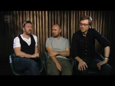Ricky Gervais, Karl Pilkington and Stephen Merchant   BAFTA Q&A