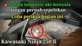 Download lagu KAWASAKI NINJA 250 FI || BATTERY INDICATOR LIGHT IS ON || NO CHARGING. TRY CHECKING THIS PART mp3