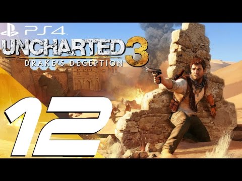 Uncharted 3 Drake's Deception PS4 - Walkthrough Part 12 - Plane Crash & Desert [1080p 60fps]
