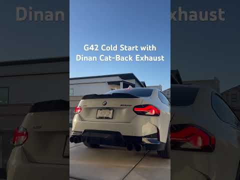 M240i / G42 Cold Start with Dinan Axle-Back Exhaust