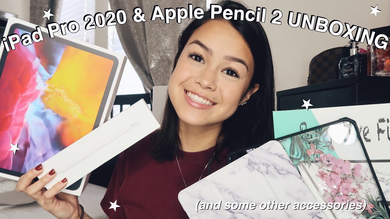 NEW IPAD PRO 2020 & Apple Pencil 2 Unboxing!! (+ some other accessories)