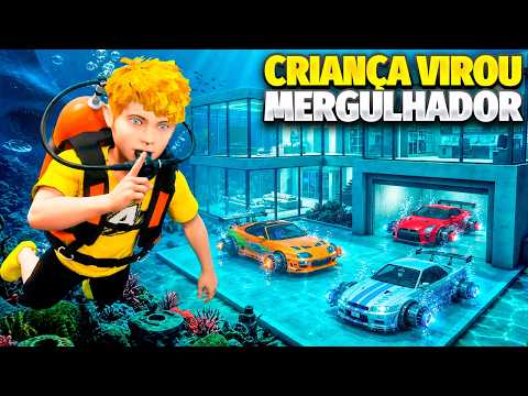 CRIANÇA DE 9 ANOS VIROU MERGULHADOR DE ELITE NO GTA 5!
